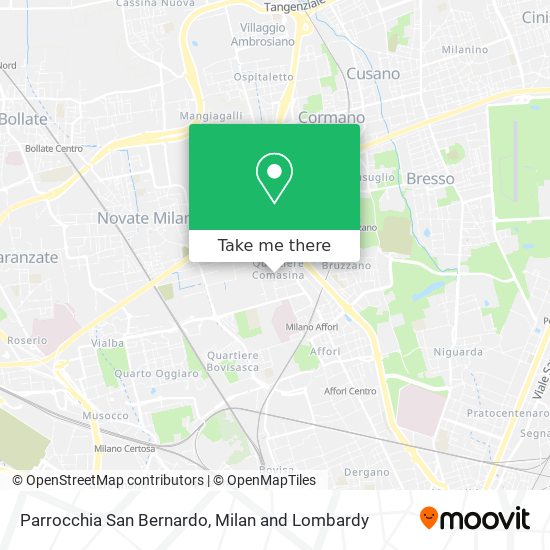 Parrocchia San Bernardo map