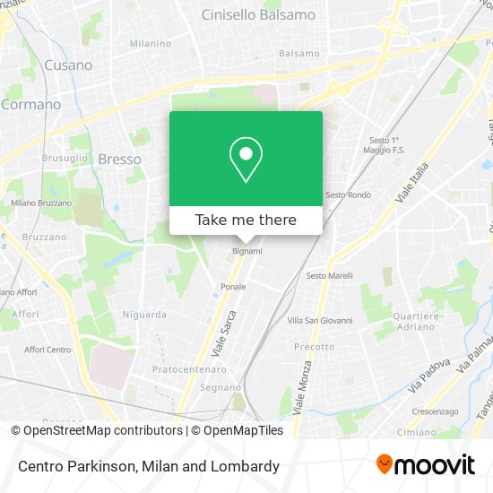 Centro Parkinson map