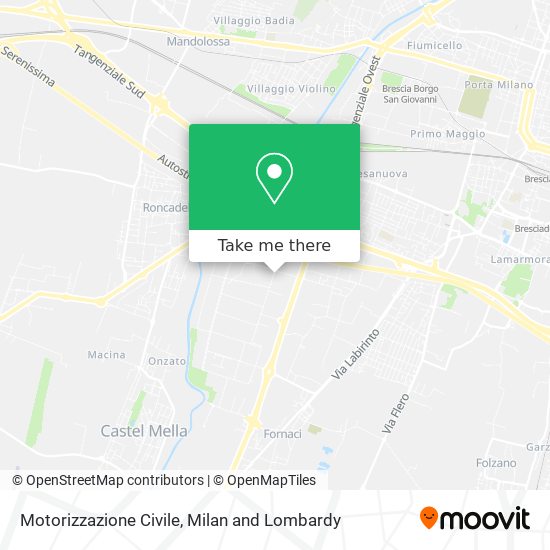 Motorizzazione Civile map