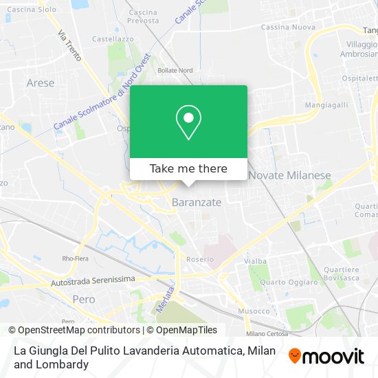 La Giungla Del Pulito Lavanderia Automatica map