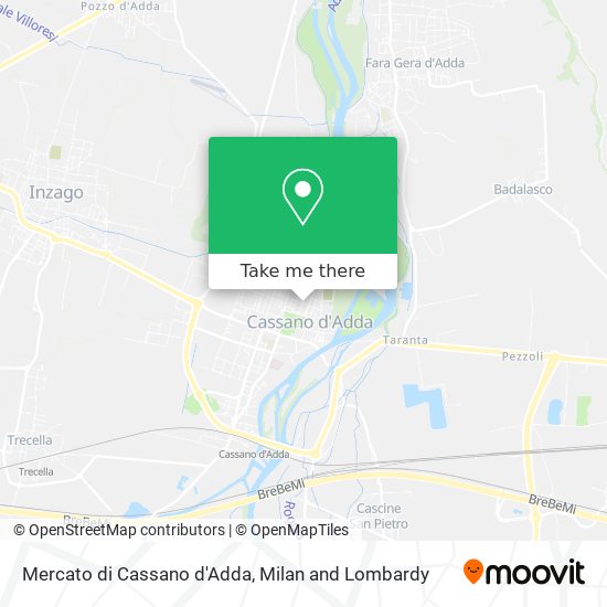 Mercato di Cassano d'Adda map