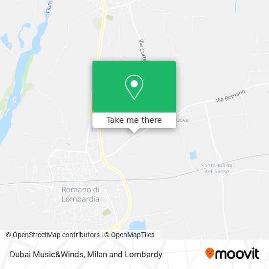 Dubai Music&Winds map
