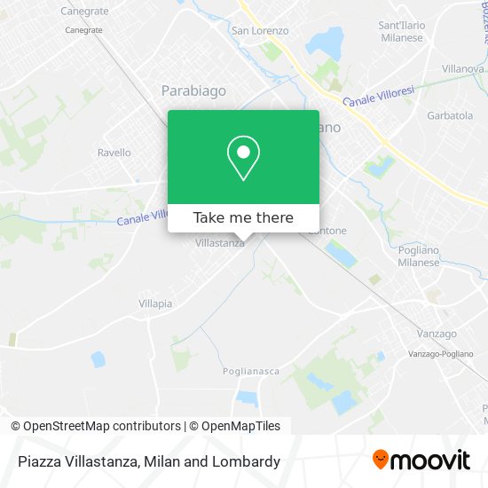 Piazza Villastanza map