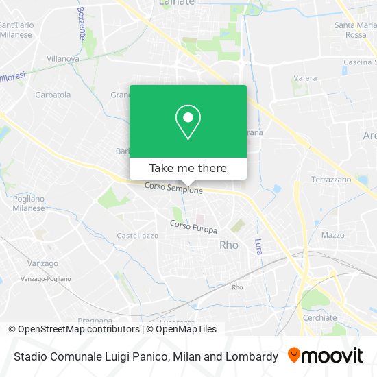 Stadio Comunale Luigi Panico map