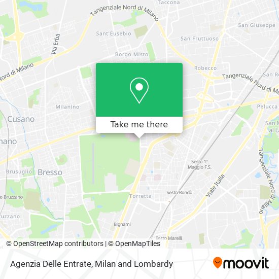 Agenzia Delle Entrate map