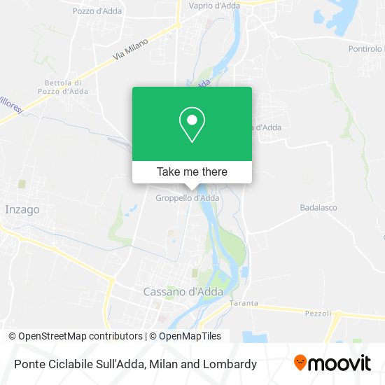 Ponte Ciclabile Sull'Adda map