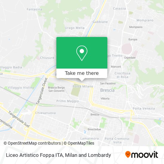 Liceo Artistico Foppa ITA map