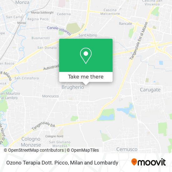 Ozono Terapia Dott. Picco map