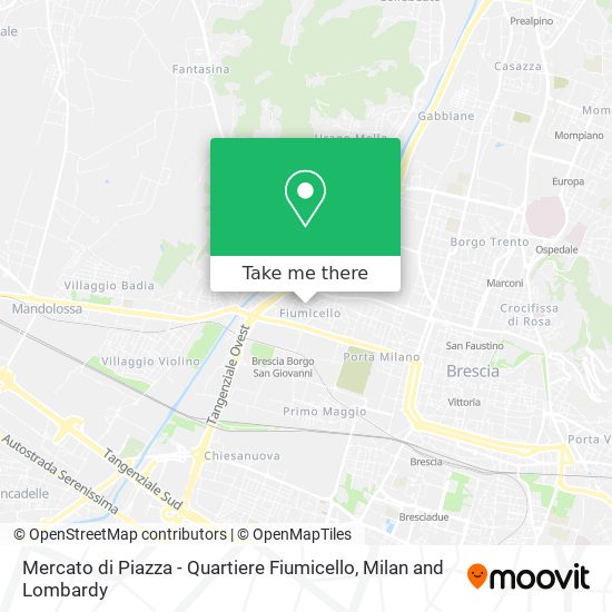 Mercato di Piazza - Quartiere Fiumicello map