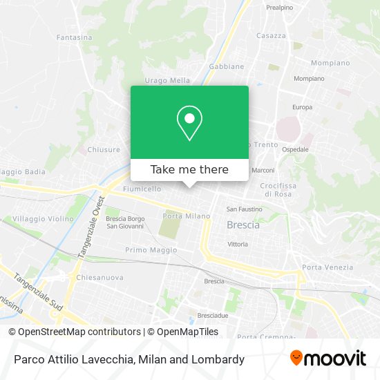 Parco Attilio Lavecchia map
