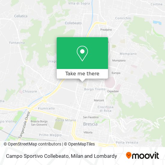 Campo Sportivo Collebeato map