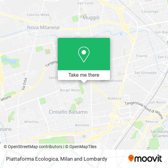 Piattaforma Ecologica map