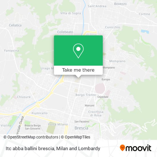 Itc abba ballini brescia map