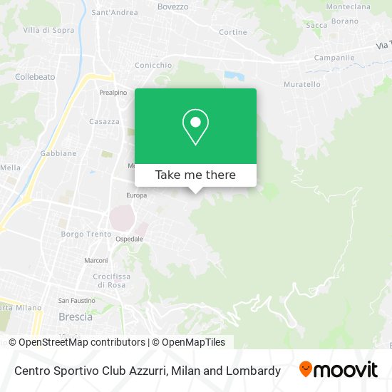 Centro Sportivo Club Azzurri map