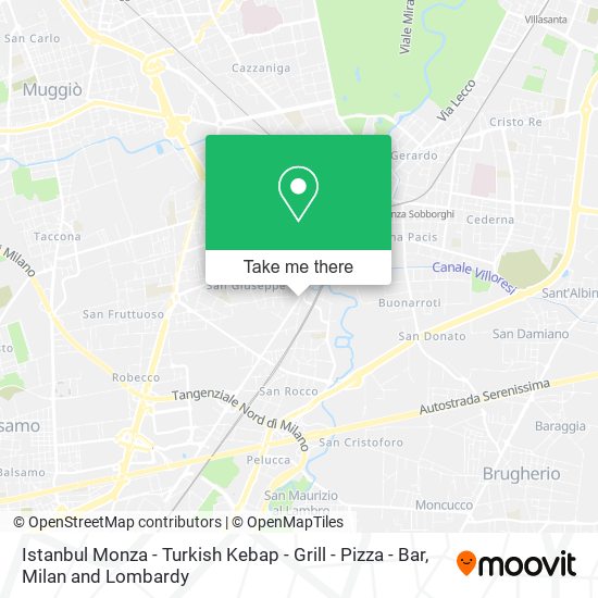 Istanbul Monza - Turkish Kebap - Grill - Pizza - Bar map