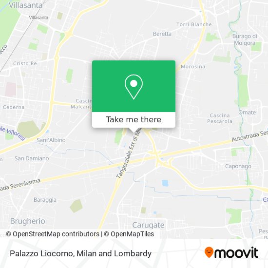 Palazzo Liocorno map