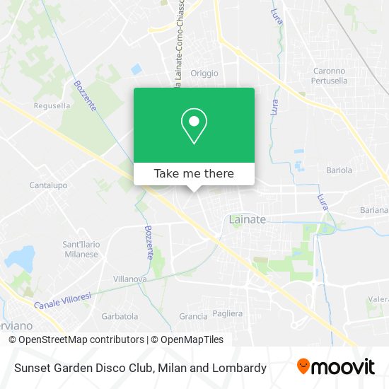 Sunset Garden Disco Club map