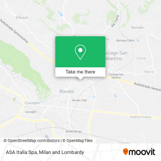 ASA Italia Spa map