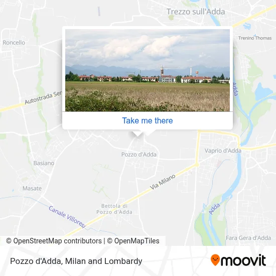 Pozzo d'Adda map