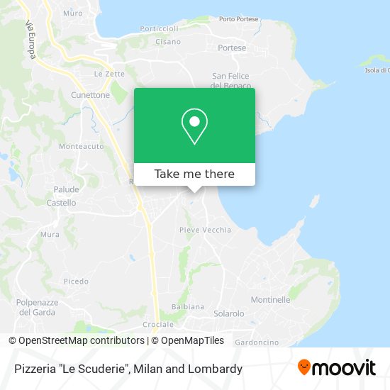 Pizzeria "Le Scuderie" map