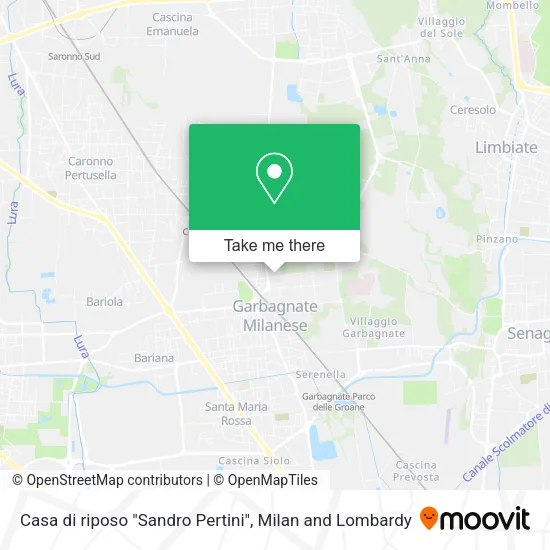 Casa di riposo "Sandro Pertini" map