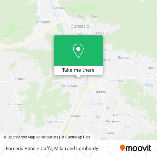 Forneria Pane E Caffe map