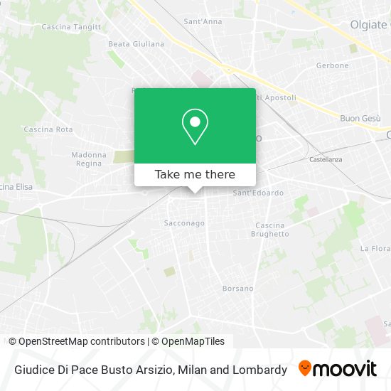 Giudice Di Pace Busto Arsizio map