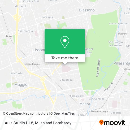 Aula Studio U18 map