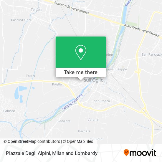 Piazzale Degli Alpini map