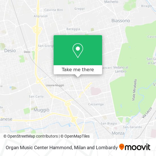 Organ Music Center Hammond map