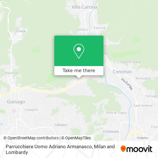 Parrucchiere Uomo Adriano Armanasco map