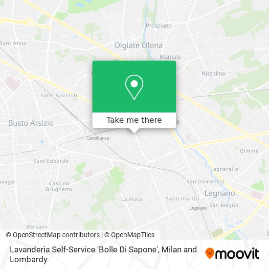 Lavanderia Self-Service 'Bolle Di Sapone' map