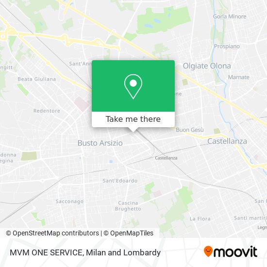 MVM ONE SERVICE map