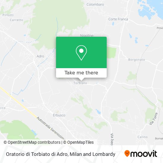 Oratorio di Torbiato di Adro map