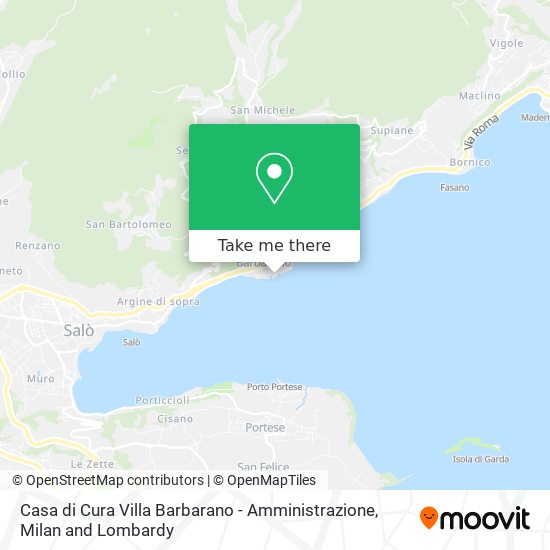 Casa di Cura Villa Barbarano - Amministrazione map