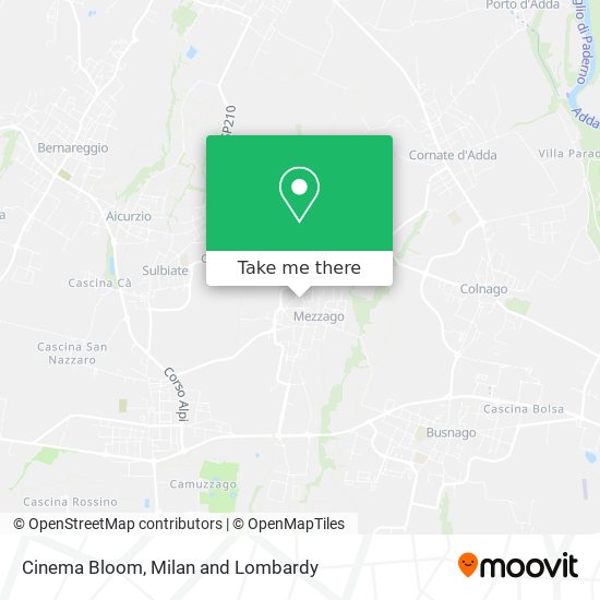 Cinema Bloom map