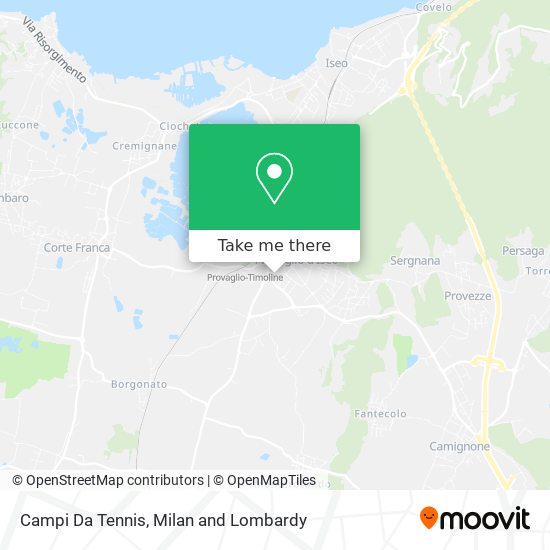 Campi Da Tennis map