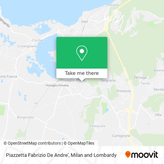 Piazzetta Fabrizio De Andre' map