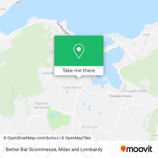 Better Bar Scommesse map