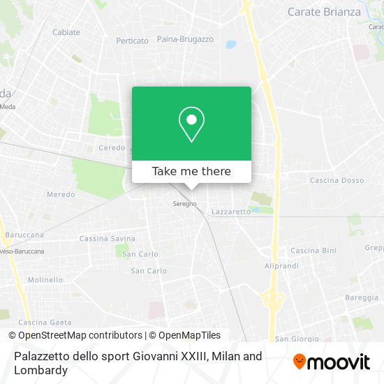 Palazzetto dello sport Giovanni XXIII map