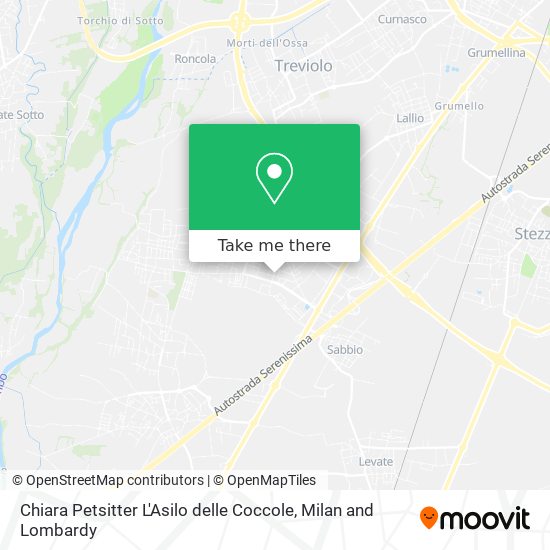 Chiara Petsitter L'Asilo delle Coccole map