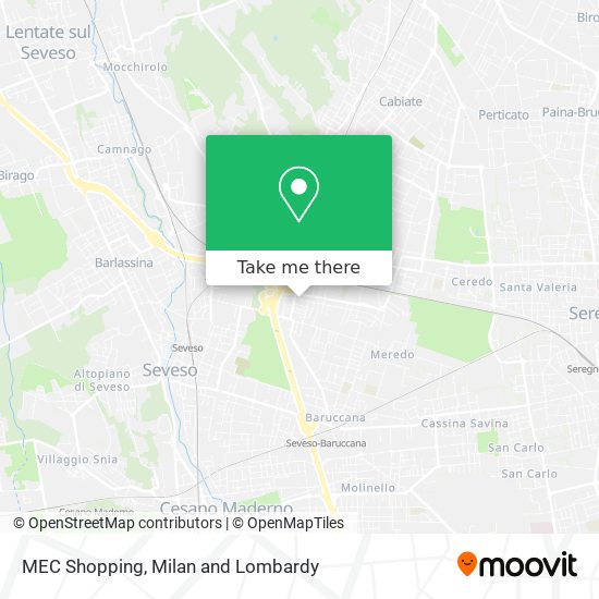 MEC Shopping map