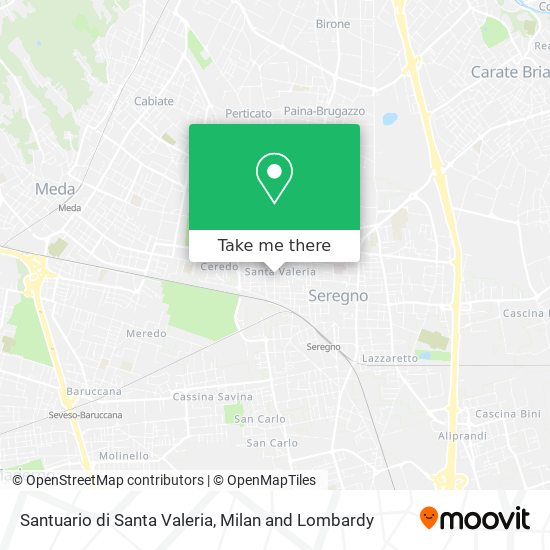 Santuario di Santa Valeria map