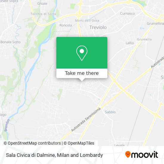 Sala Civica di Dalmine map