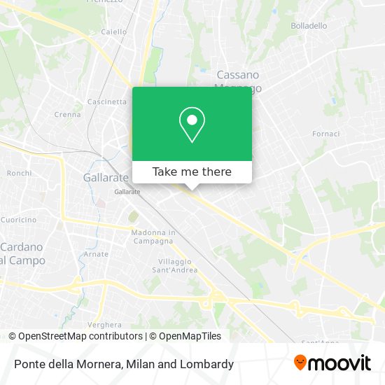 Ponte della Mornera map