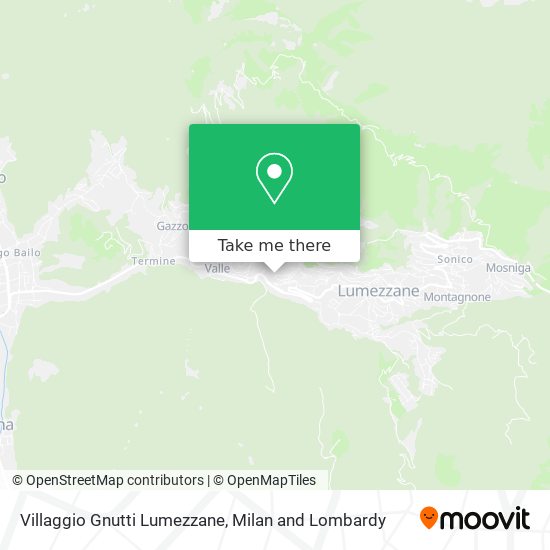 Villaggio Gnutti Lumezzane map