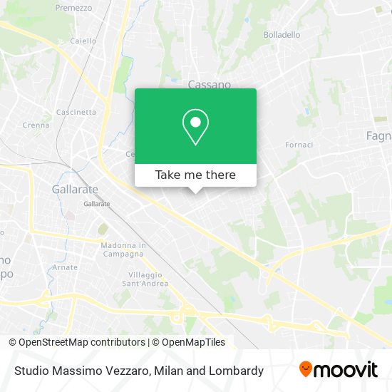 Studio Massimo Vezzaro map