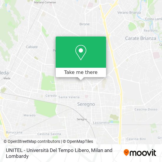 UNITEL - Università Del Tempo Libero map