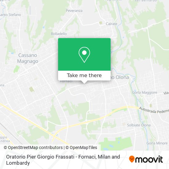 Oratorio Pier Giorgio Frassati - Fornaci map