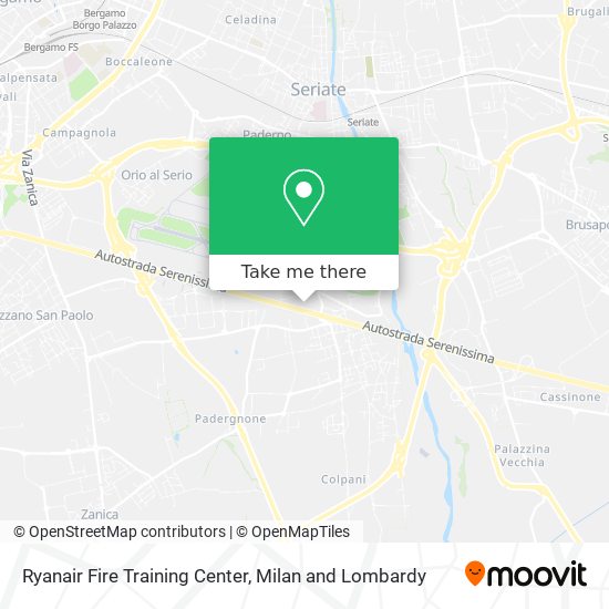 Ryanair Fire Training Center map